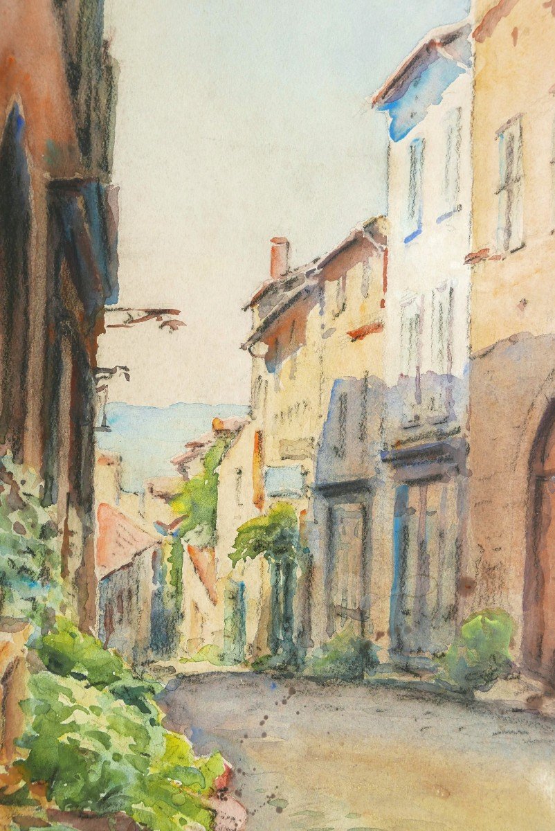 Henri d'HAUTERIVE, Ruelle à Morlaàs dans Le Béarn-photo-2