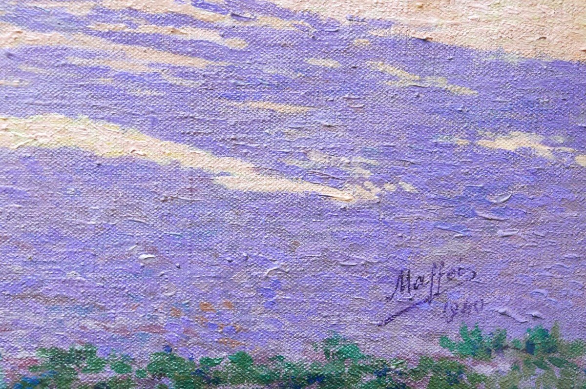 Antonio MAFFEI CARBALLO, Paysage de la province de Valladolid en Espagne-photo-4