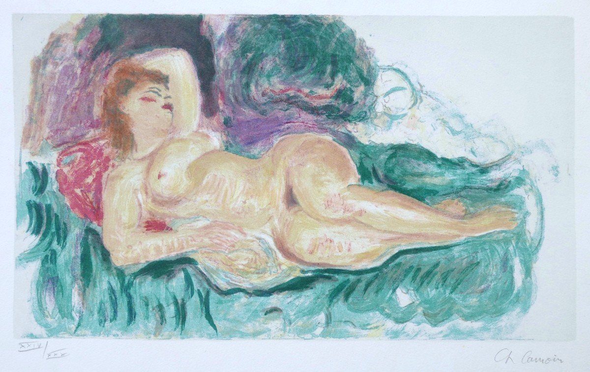 Charles Camoin, Reclining Nude Woman