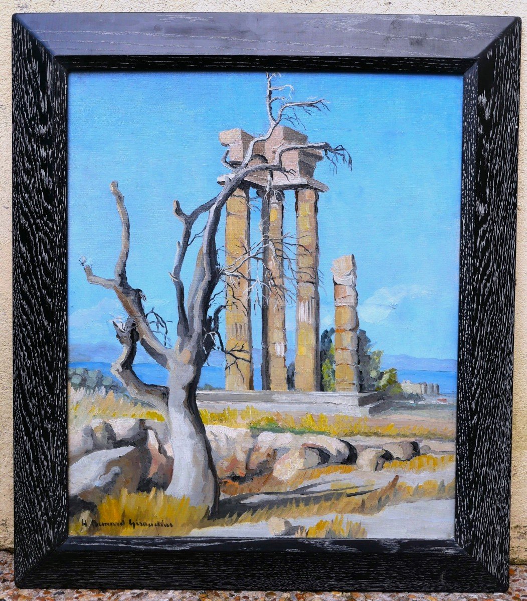 Hélène Besnard Giraudias, The Temple Of Zeus On The Acropolis Of Rhodes-photo-4