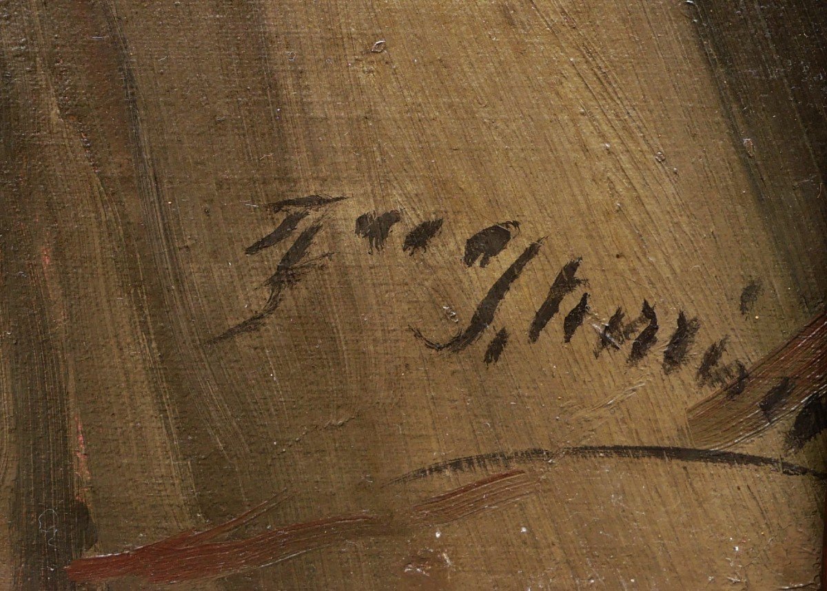 Francisco ITURRINO GONZALES, Portrait de Mauricia de Thiers au chapeau-photo-3