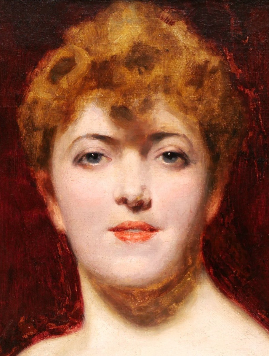 Charles émile Auguste Carolus-duran, Portrait Of Jeanne Samary, From The Comédie Française-photo-2