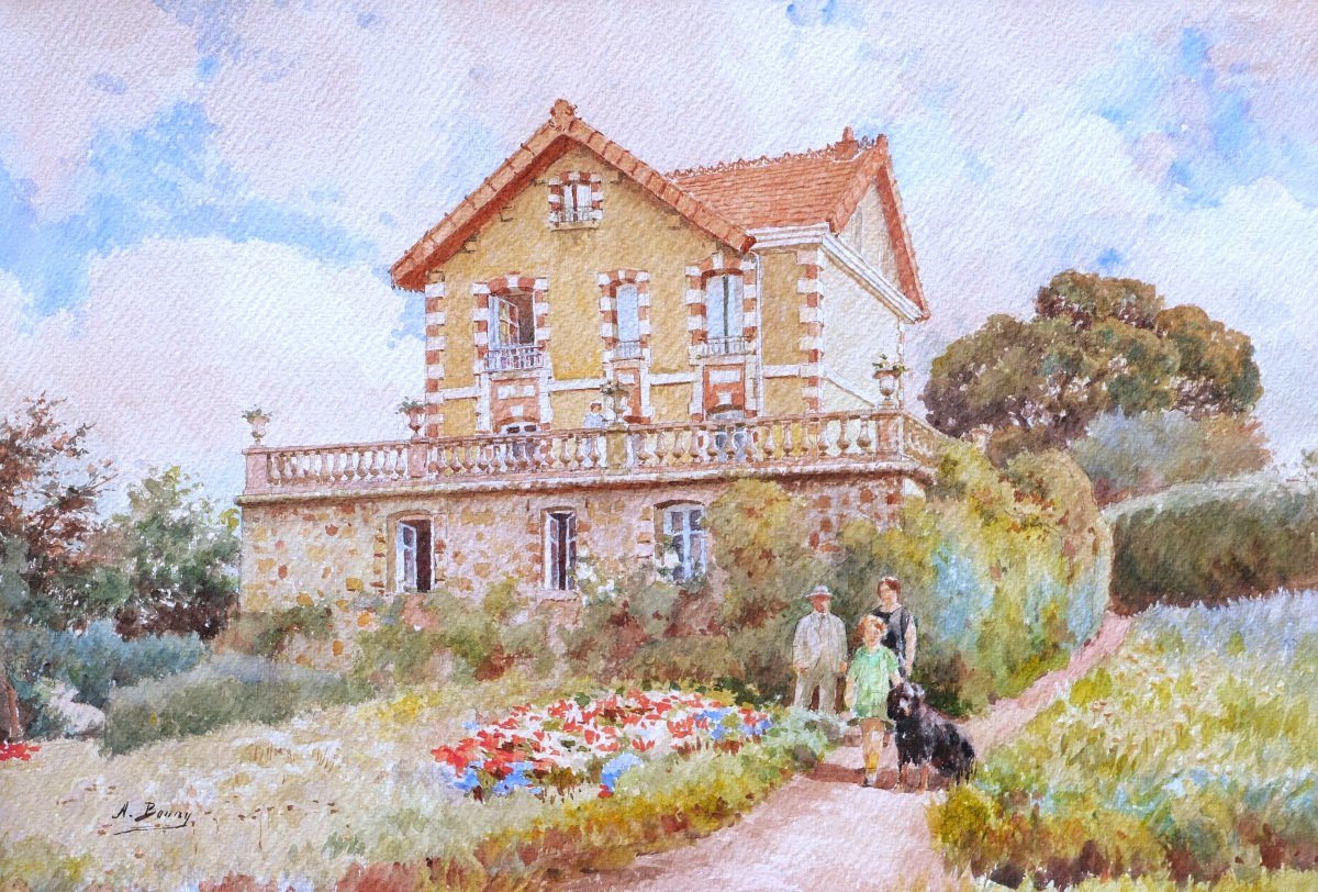A. BOURY, Une famille heureuse