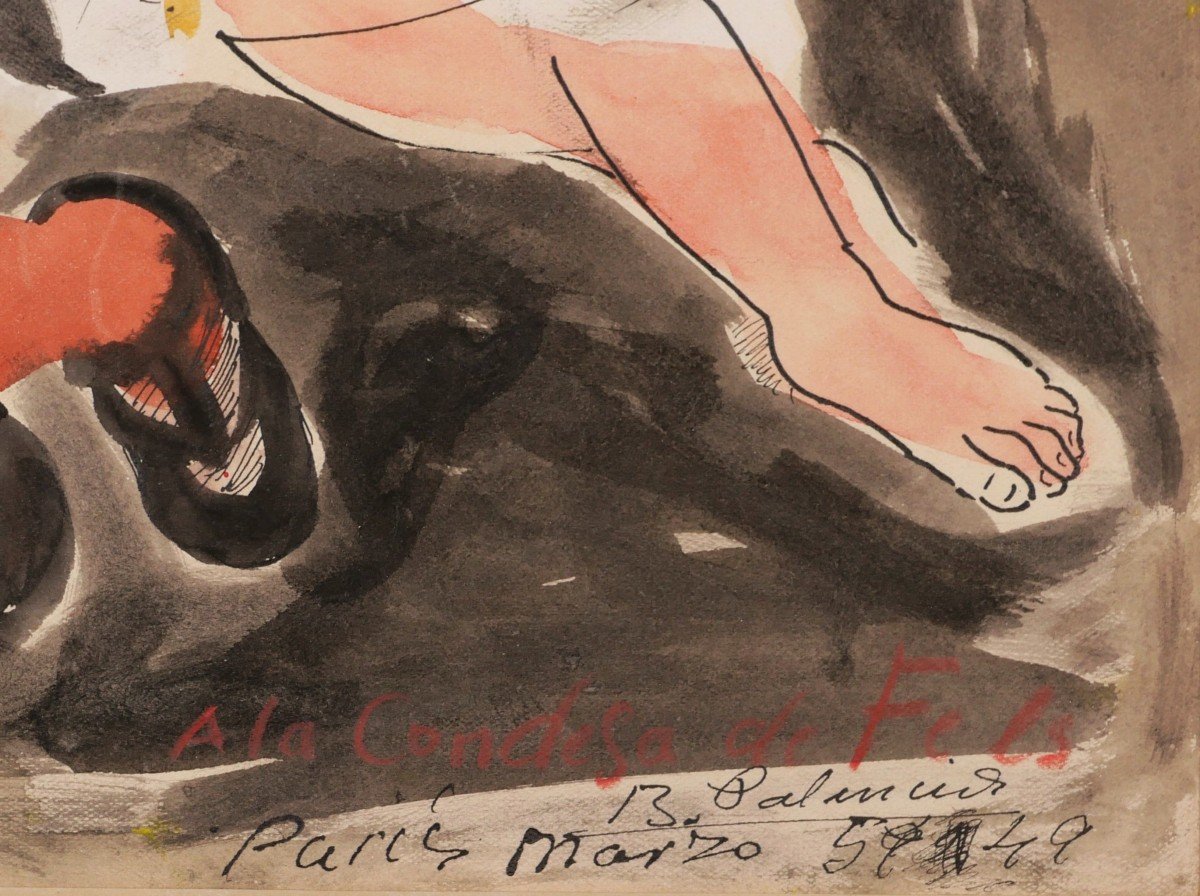 Benjamín PALENCIA PÉREZ, Femmes tenant des gerbes de blé-photo-1
