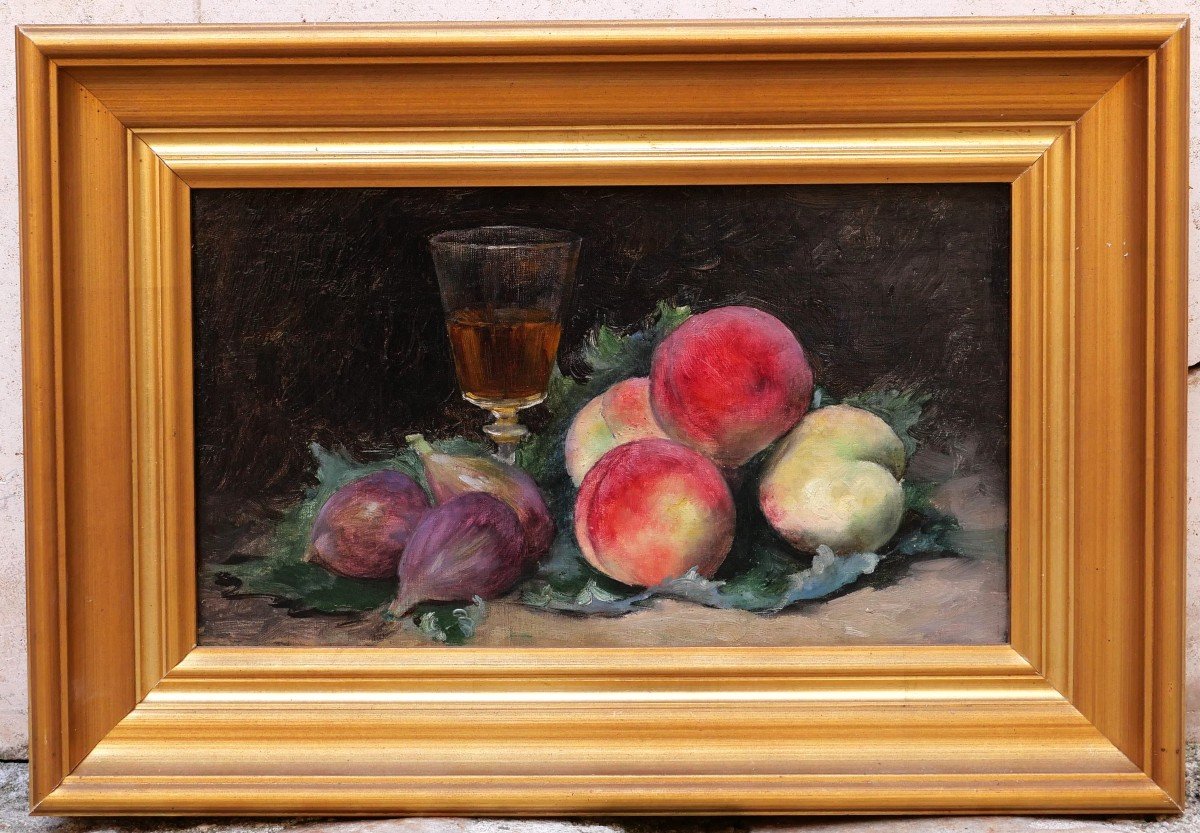 French School Circa 1900, Pair Of Still Lives-photo-4