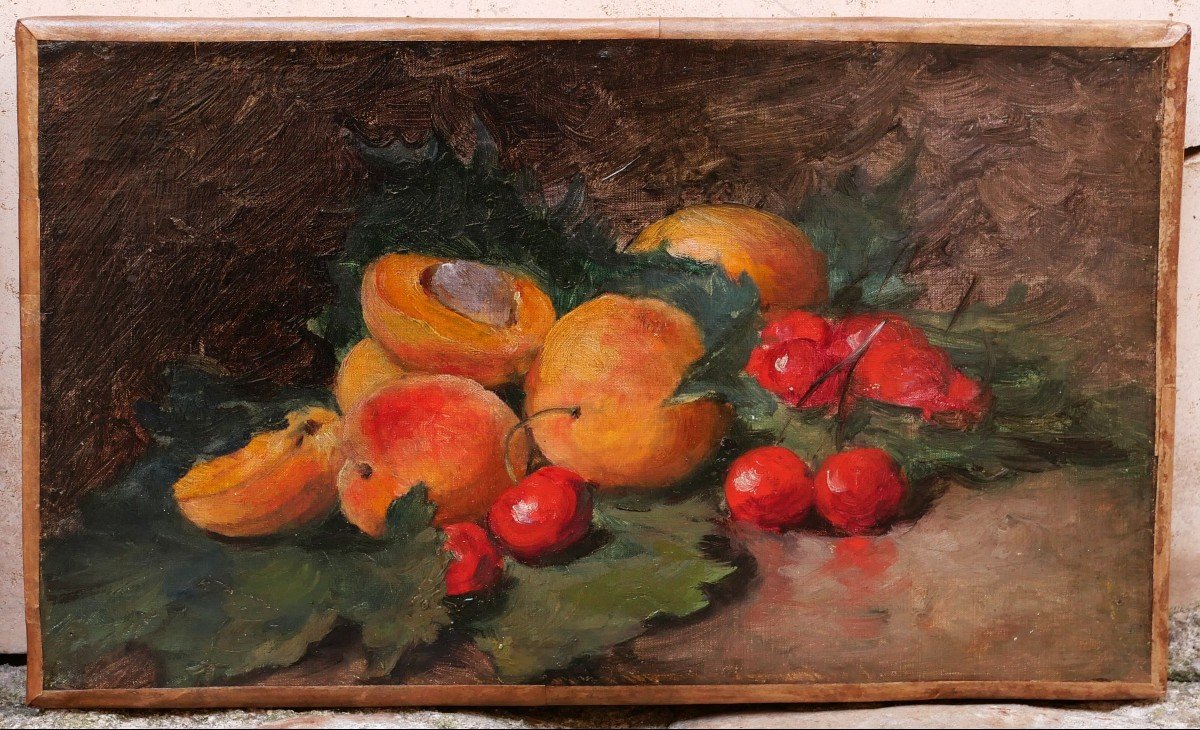 French School Circa 1900, Pair Of Still Lives-photo-4