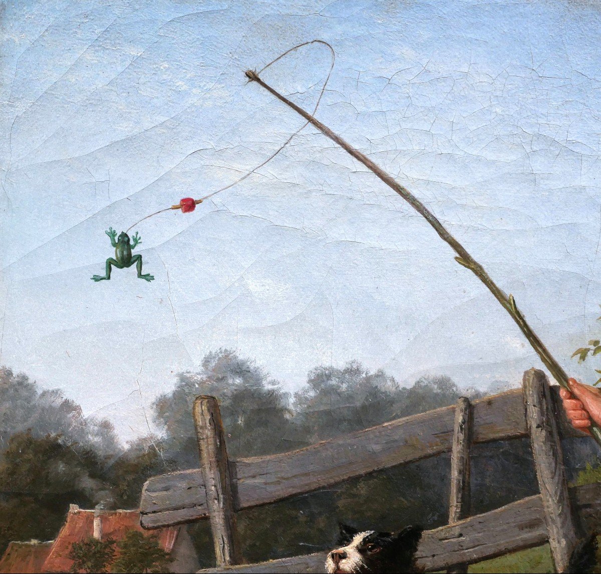 Fritz SONDERLAND, Le Pêcheur de grenouilles-photo-3