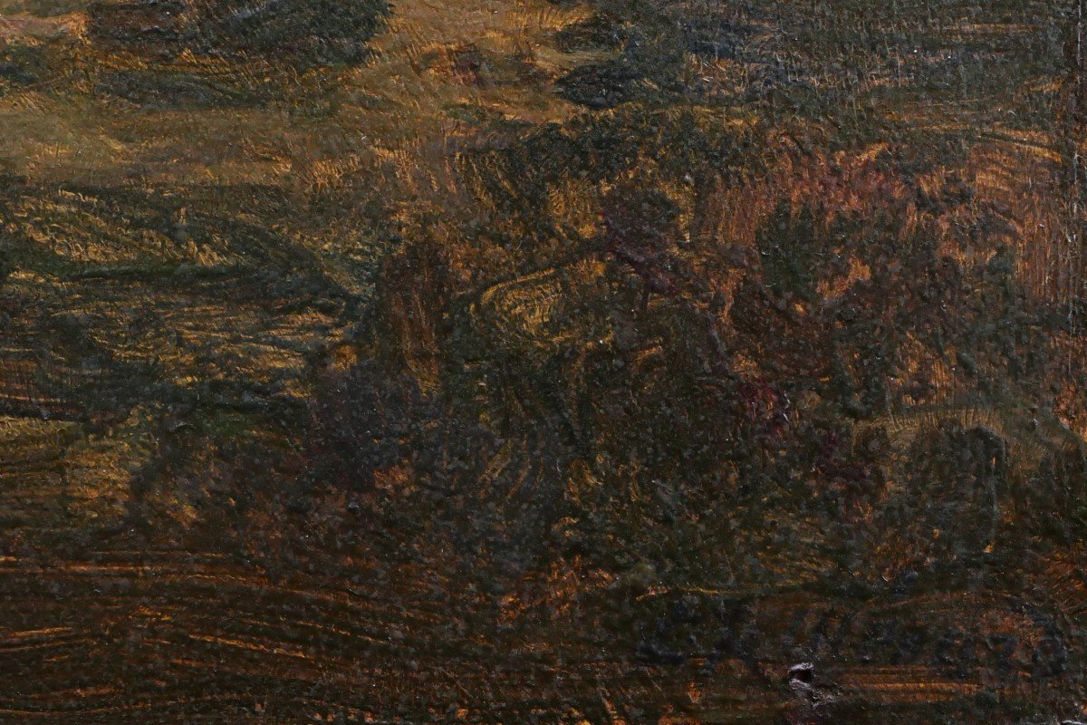 Marie Auguste Émile René MÉNARD, Le Temple d'Apollon à Corinthe, Grèce-photo-3