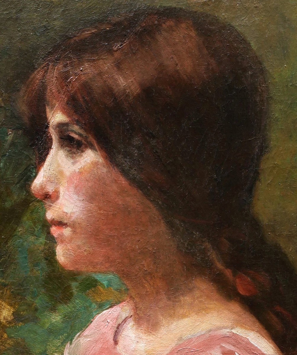Ana de CARRIÉ, dite Anita CARRIE, Portrait de petite fille de profil-photo-2