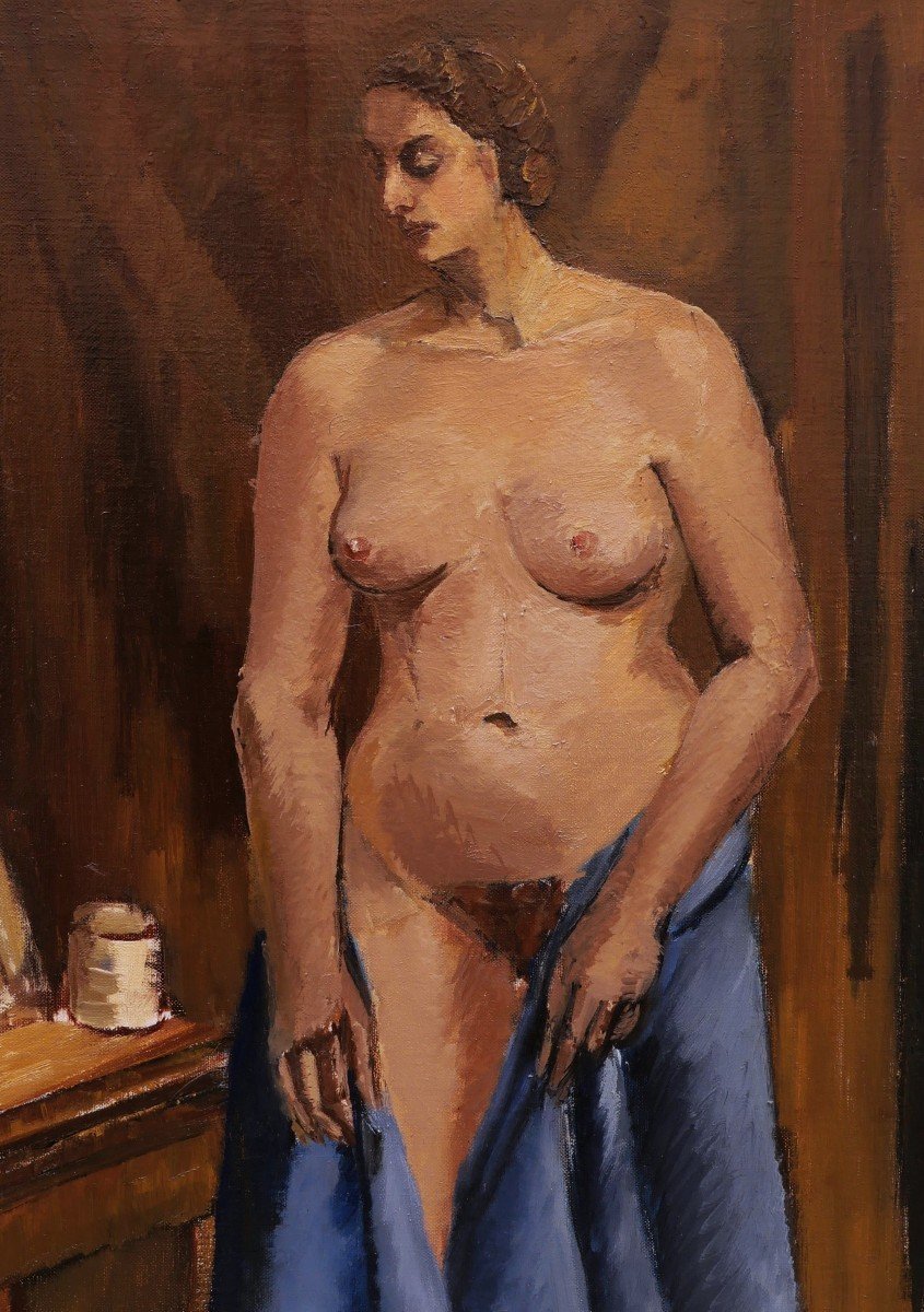 French School In 1936, Nude In The Studio-photo-2