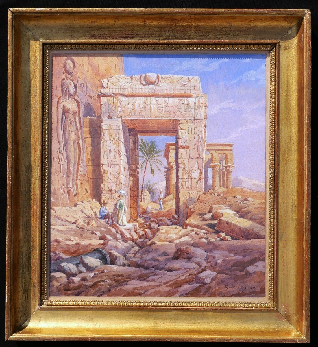 Michael Zeno Diemer, European Couple Visiting The Temple Of Isis At Philae In Egypt-photo-4