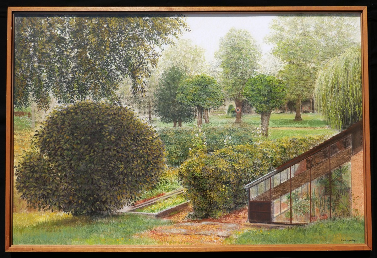 Jean-claude Courtat, Portrait Of The Garden And Greenhouse Of Didier Barbelivien-photo-4