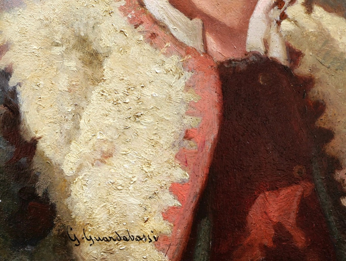 Guerrino GUARDABASSI, Portraits d'un berger et d'une bergère romains-photo-2