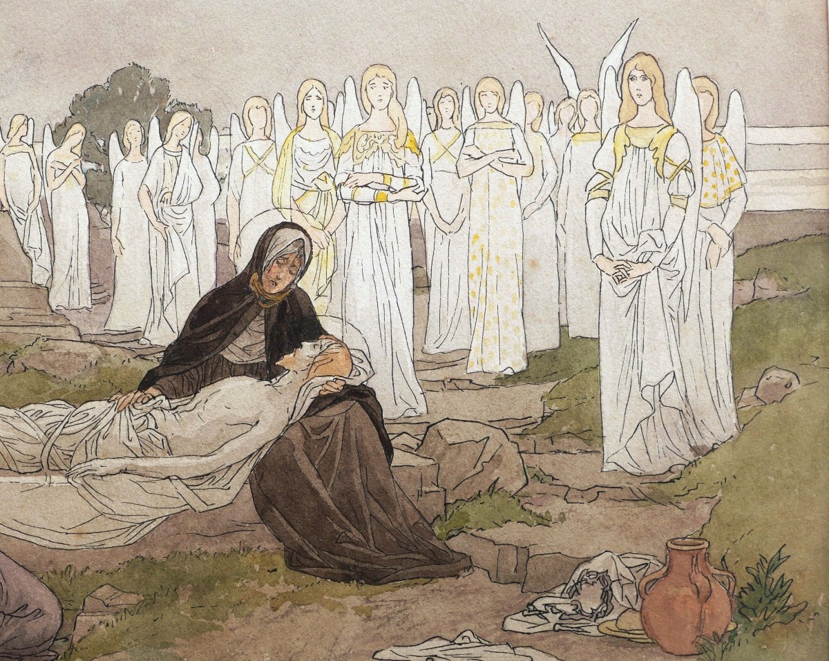 Élisabeth SONREL, Le Christ pleuré par les Saintes Femmes-photo-4