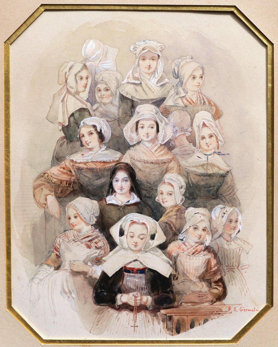 Jean-Baptiste Prosper Marie SAINT-GERMAIN, Coiffes de Bretagne