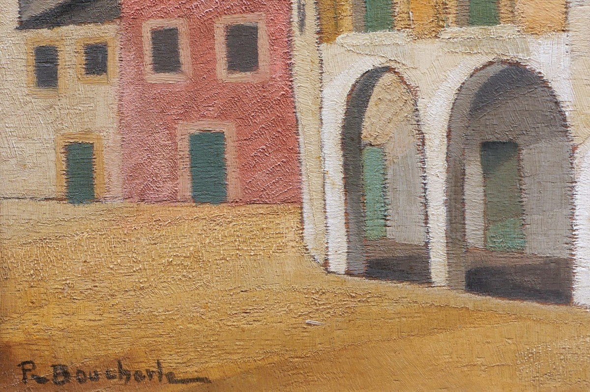 Pierre BOUCHERLE, Paysage imaginaire, Tunisie ou Espagne ?-photo-3