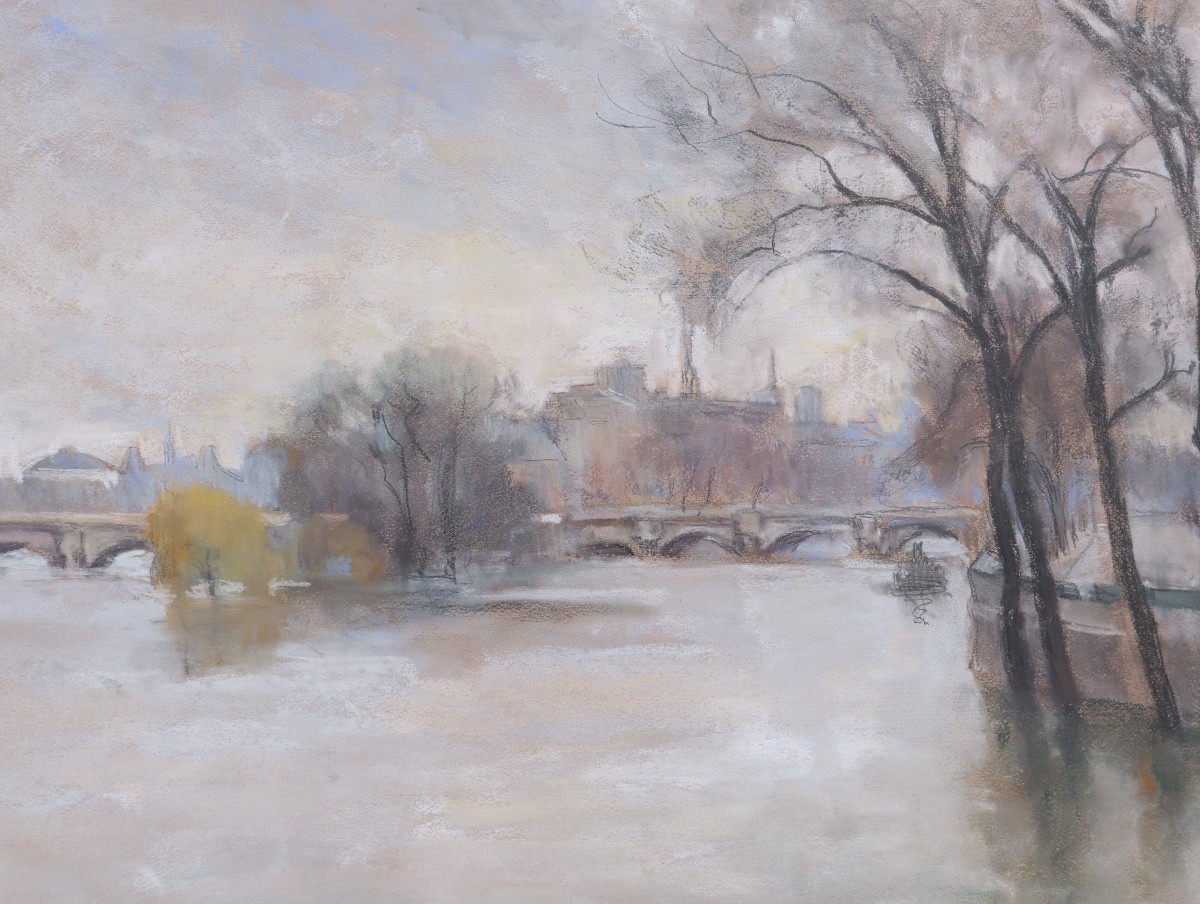 Marthe PASTEUR, Vue sur la Seine et le Pont-Neuf-photo-2