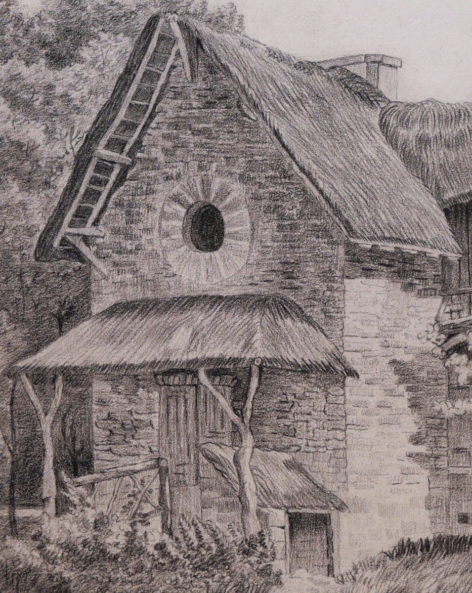 A.E. GUILBERT, Vue d'une bâtisse à Issy-photo-2