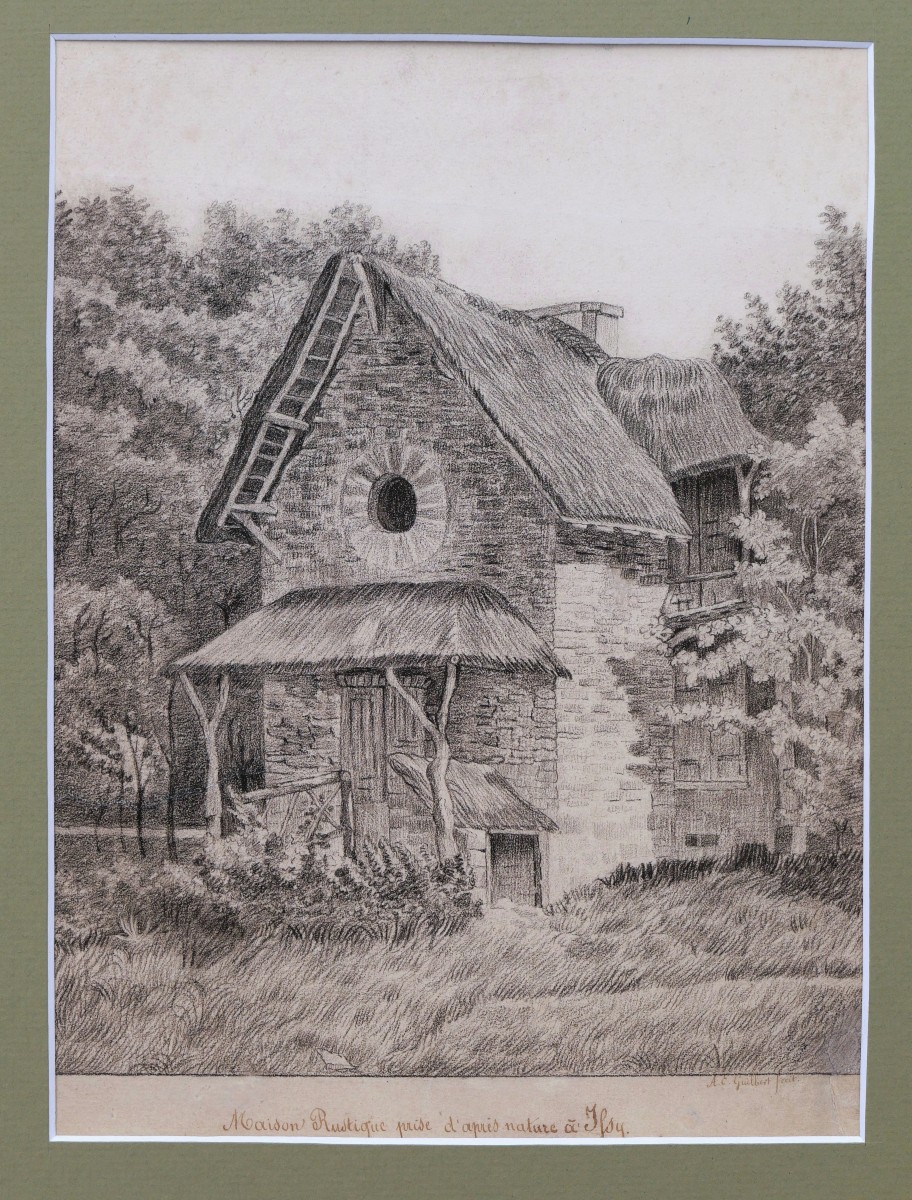 A.E. GUILBERT, Vue d'une bâtisse à Issy-photo-4