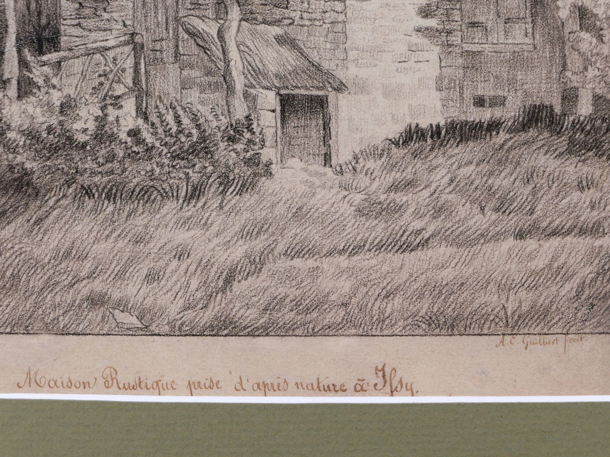 A.E. GUILBERT, Vue d'une bâtisse à Issy-photo-1