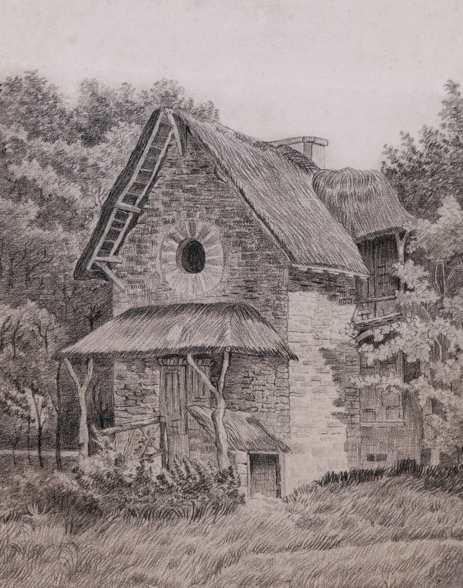 A.E. GUILBERT, Vue d'une bâtisse à Issy