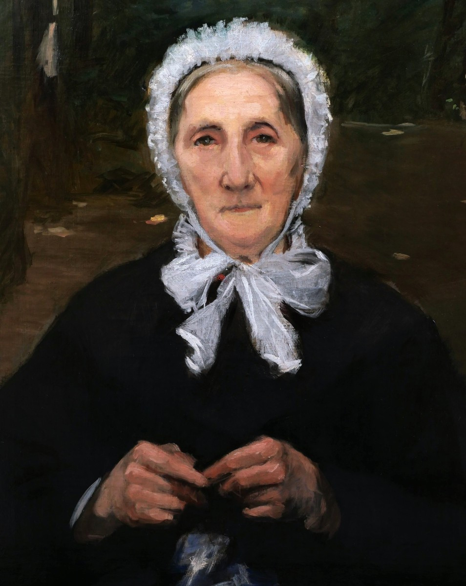 Carolus-duran, Portrait Of Mrs. Carolus-duran, Mother Of The Artist-photo-2