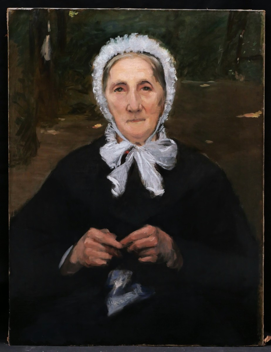 Carolus-duran, Portrait Of Mrs. Carolus-duran, Mother Of The Artist-photo-4