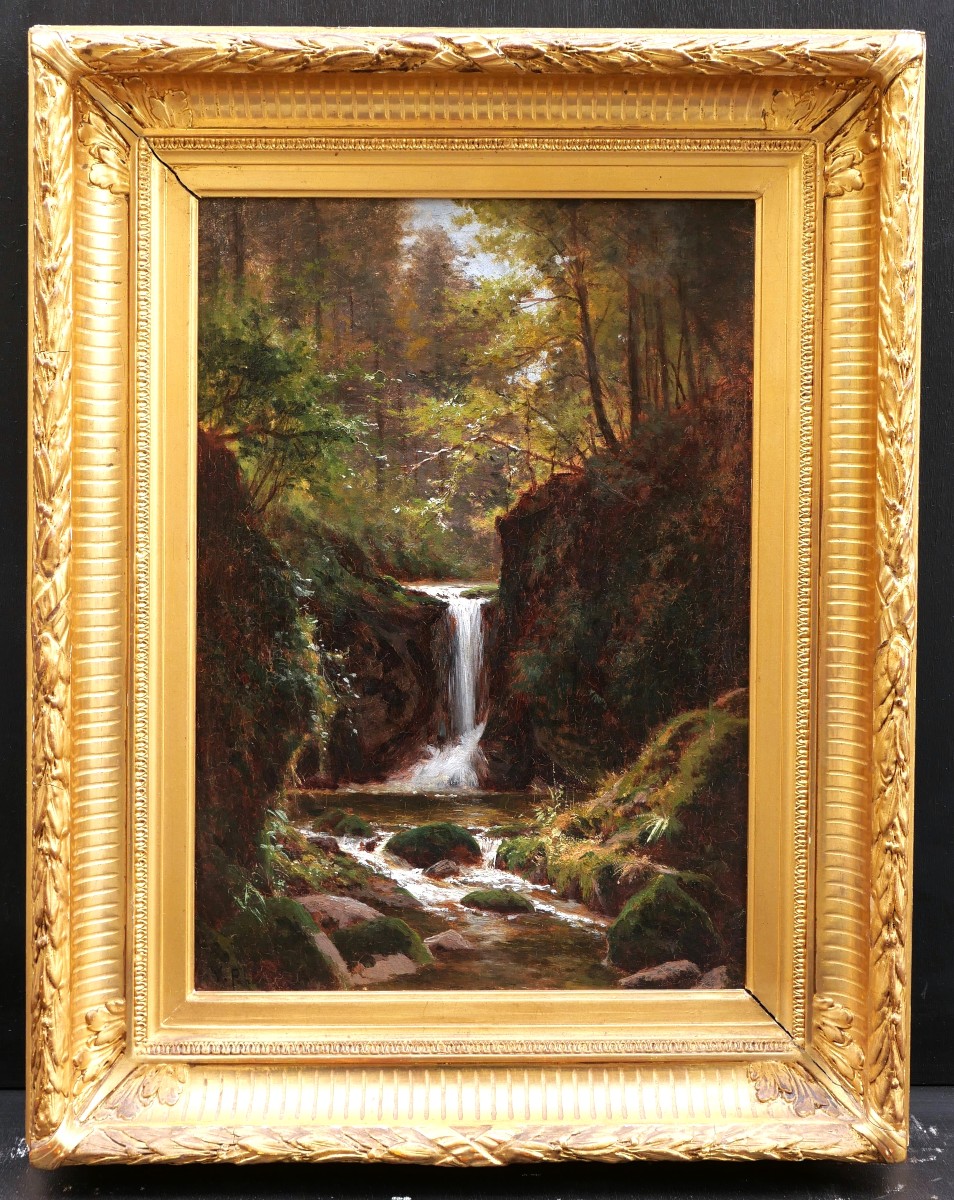 Victor PUHONNY, Cascade en forêt-photo-4