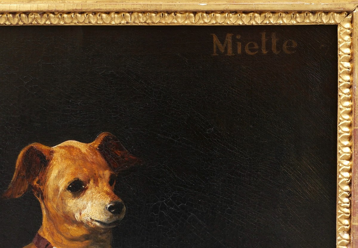 Louis Rémy Sabattier, Portrait Of The Dog Miette-photo-4