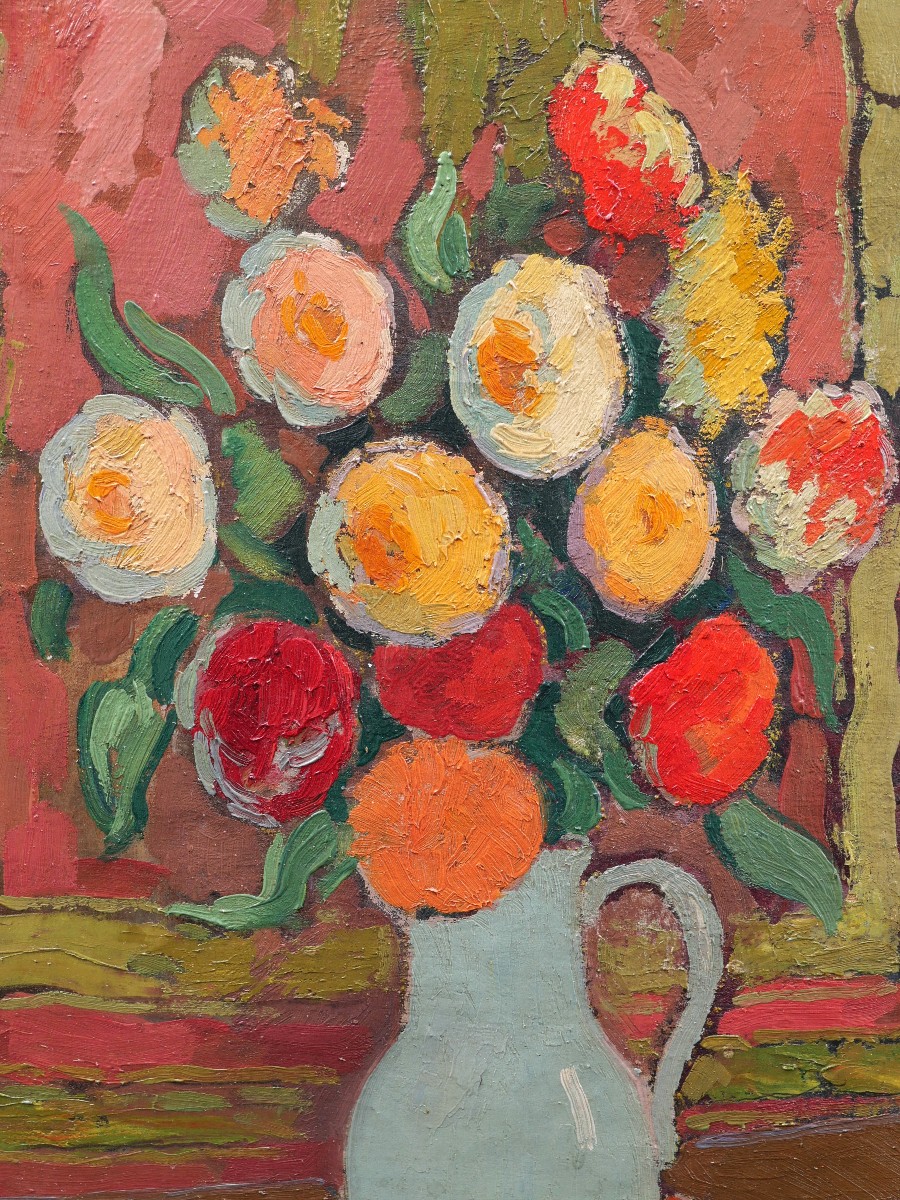 Jac MARTIN-FERRIÈRES , Pichet fleuri-photo-2