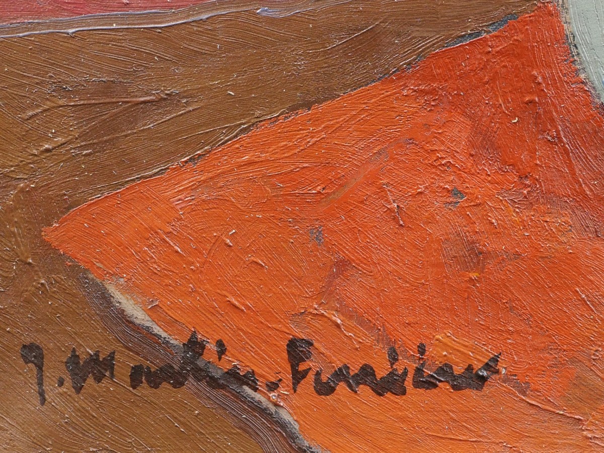 Jac MARTIN-FERRIÈRES , Pichet fleuri-photo-3