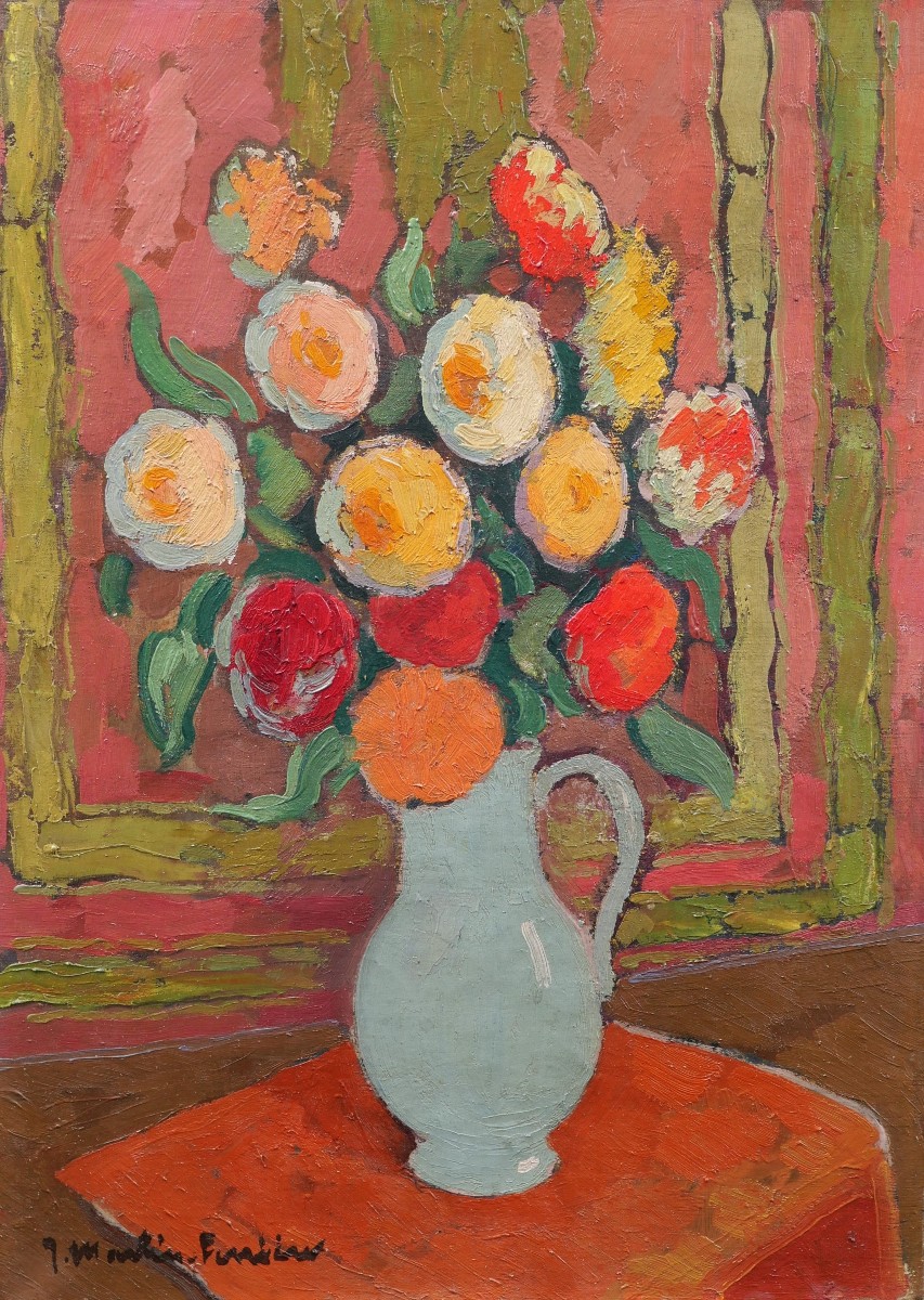 Jac MARTIN-FERRIÈRES , Pichet fleuri