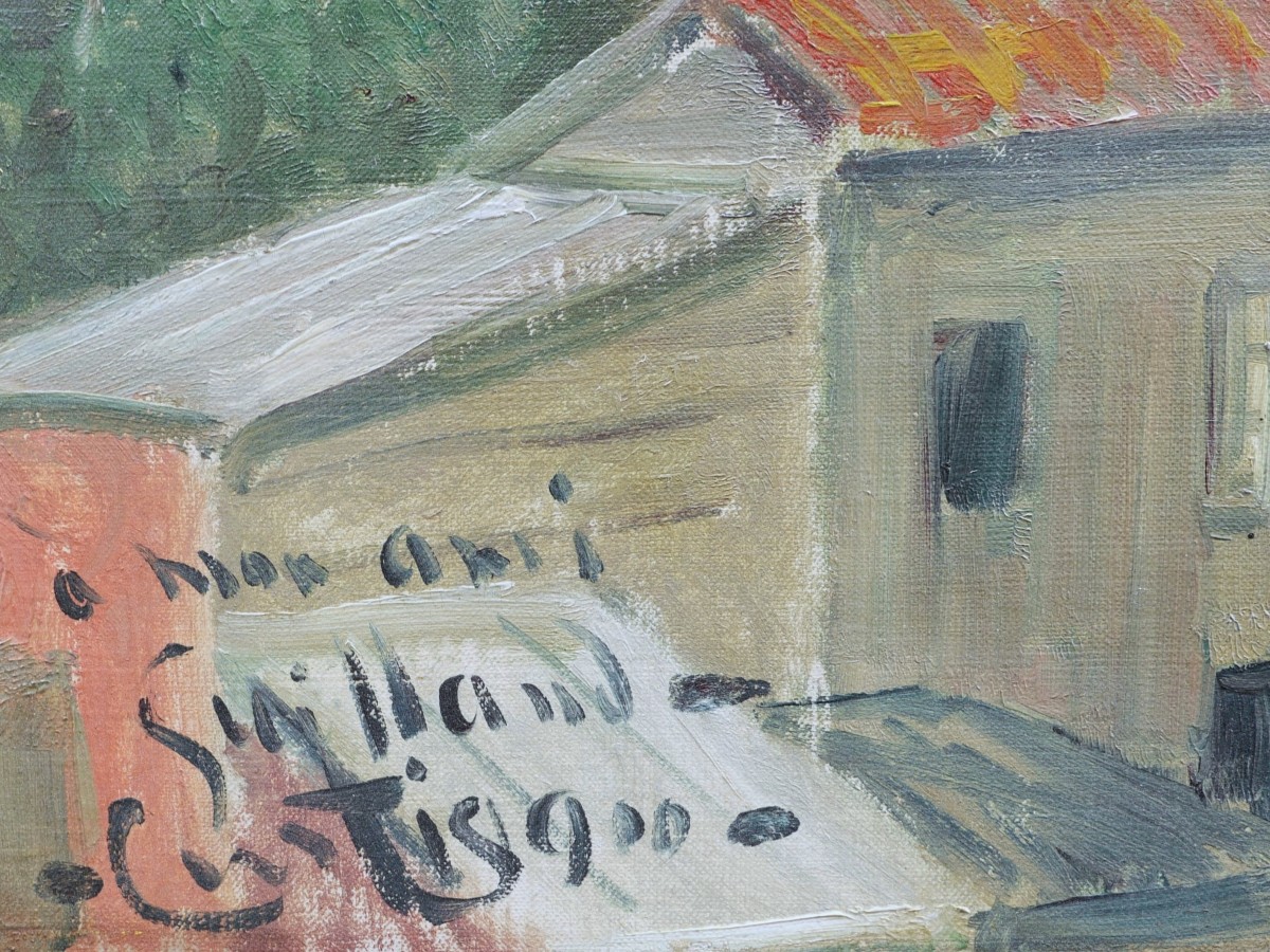 Georges Vaughan CURTIS, Vue générale de la Butte de Montmartre-photo-1