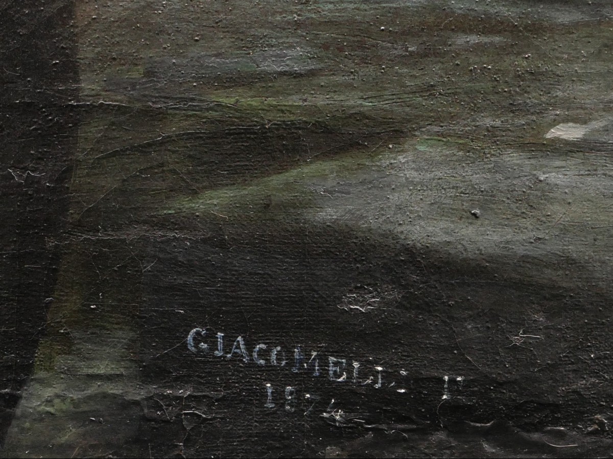 Vincenzo GIACOMELLI, Scène nocturne d'après Le Marchand de Venise de William Shakespeare-photo-3