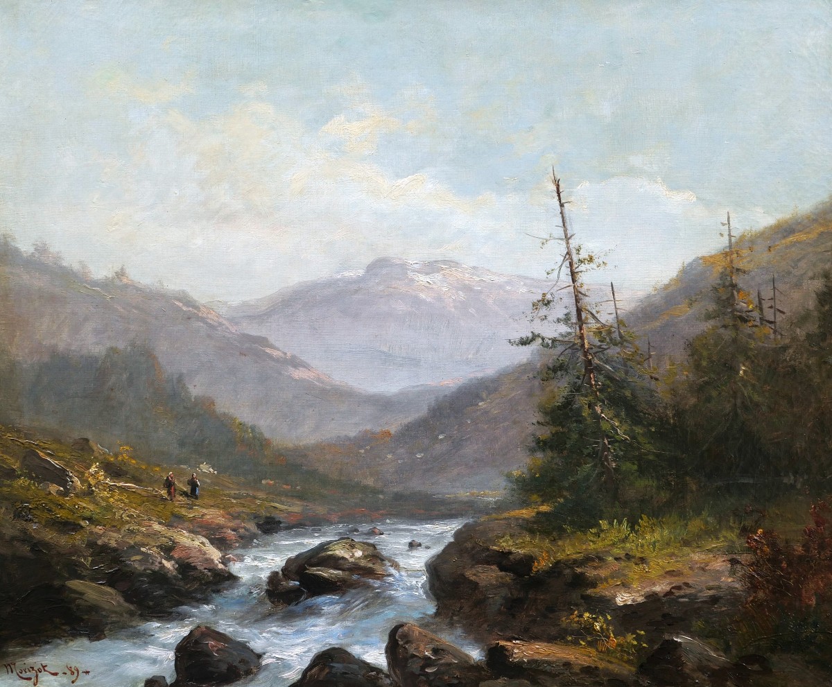 Henriette Morizot, Lively Mountain Landscape