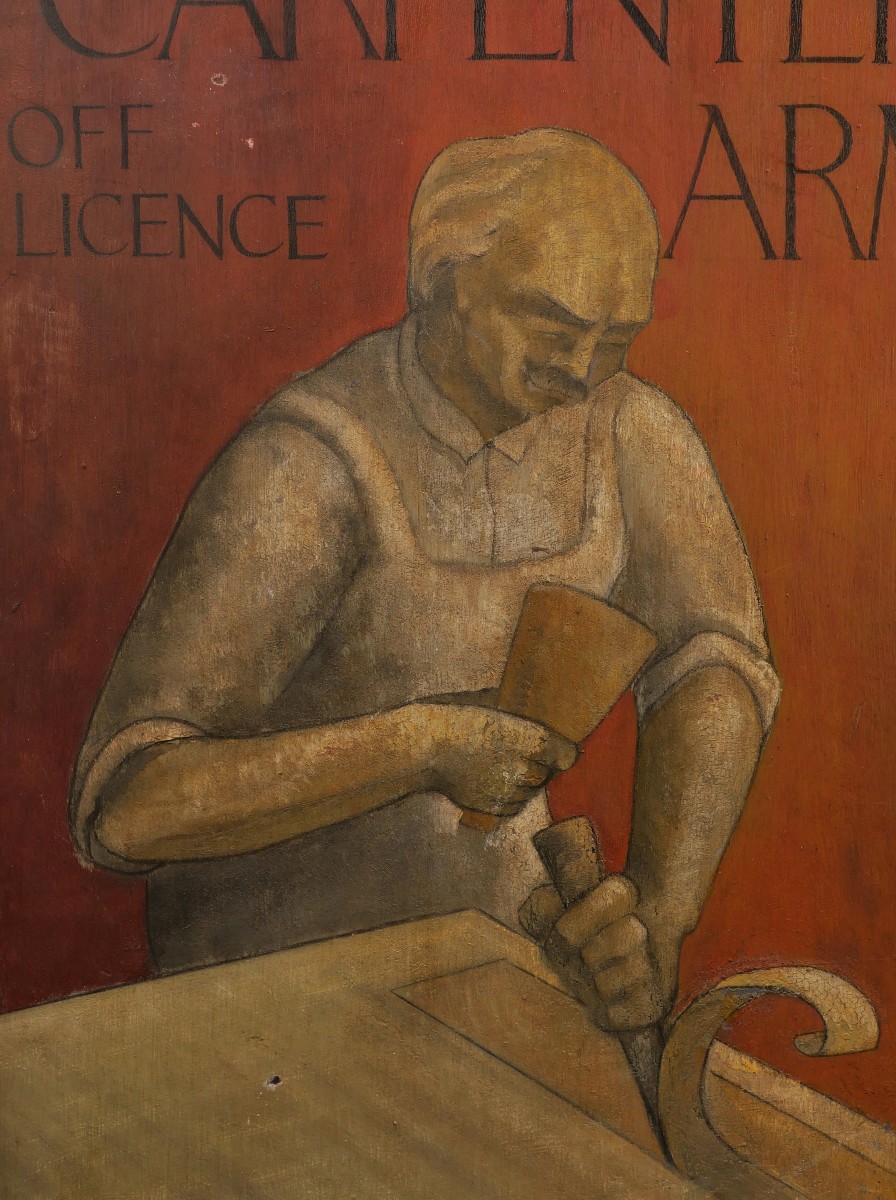 English School Circa 1930-1940, Carpenters Arms-photo-4