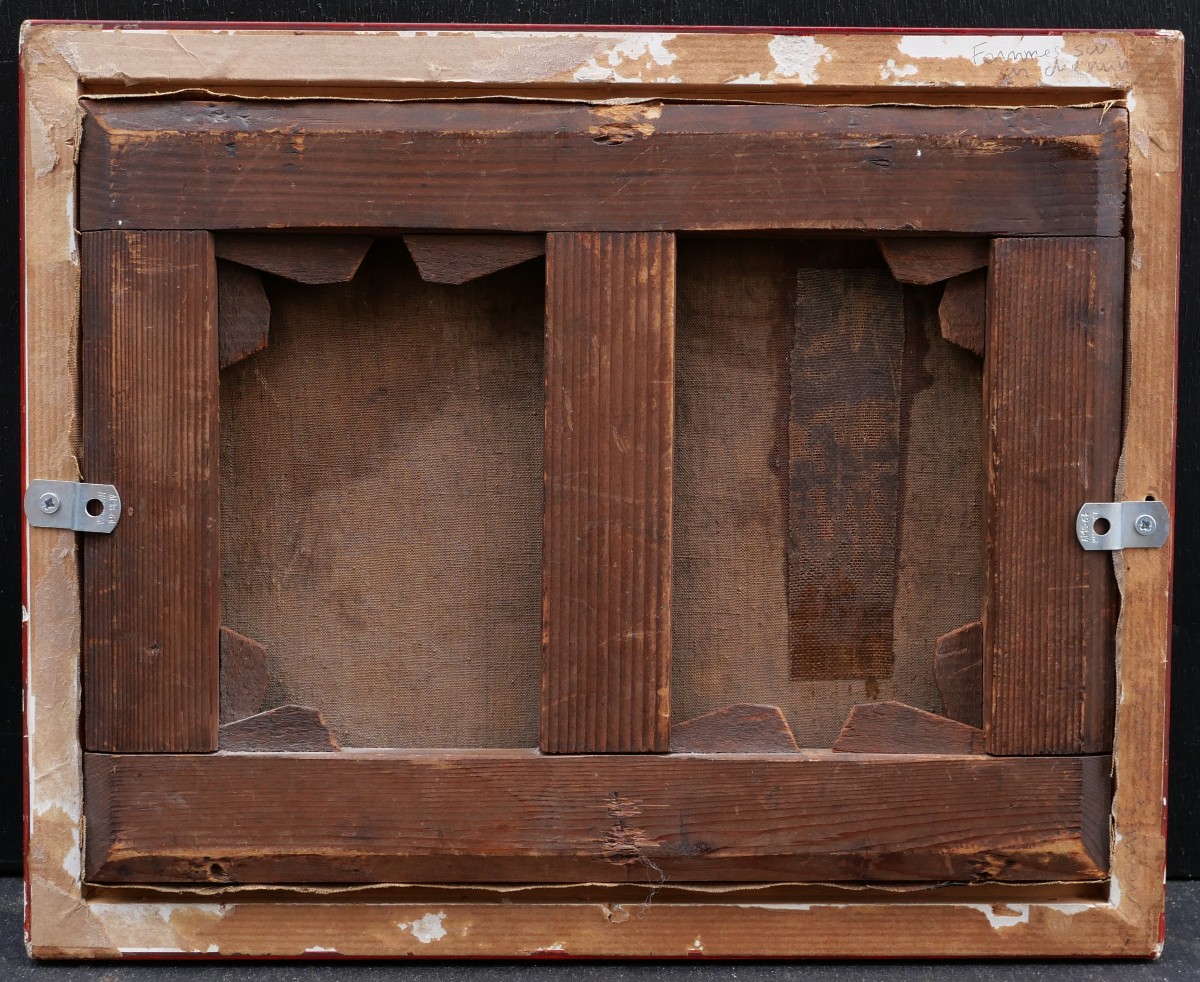 French School In 1880, Women On A Country Path-photo-2