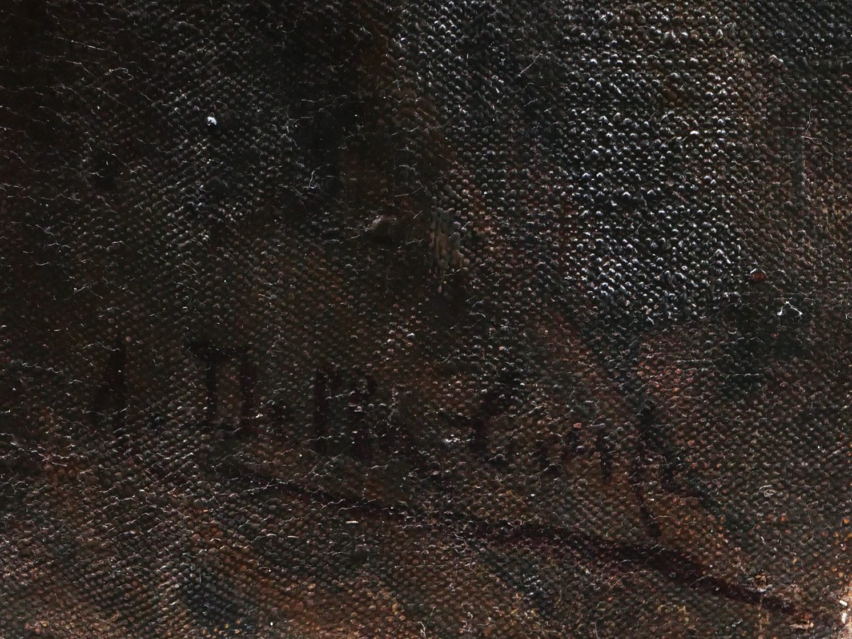 Aranka ou Aurelia DELLA CORTE SZVATEK, Portrait de jeune femme au sein dénudé-photo-3