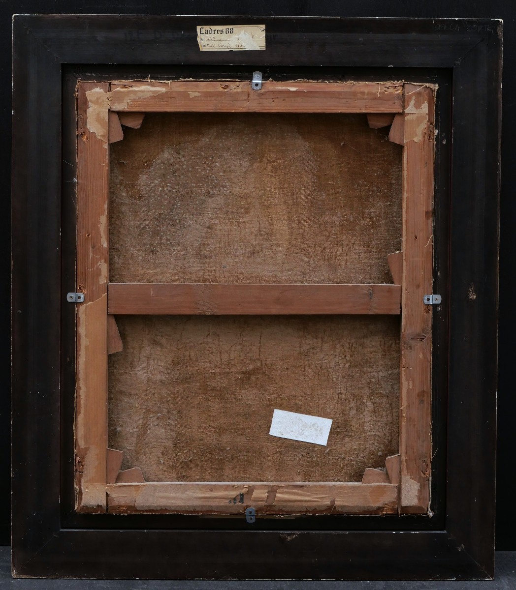 Aranka ou Aurelia DELLA CORTE SZVATEK, Portrait de jeune femme au sein dénudé-photo-2