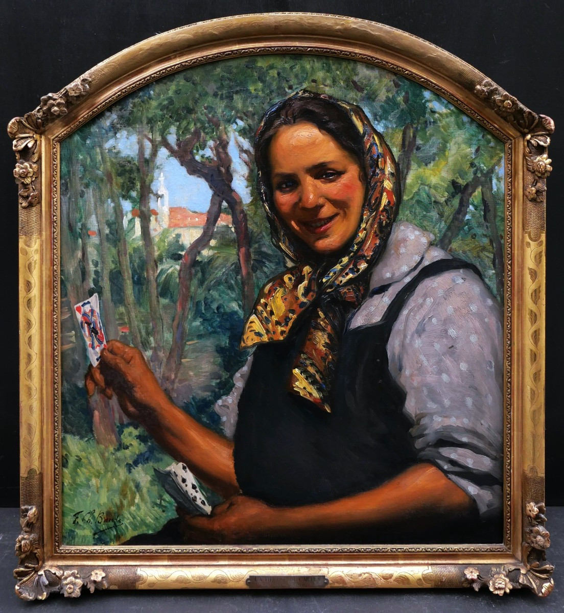 François-charles Baude, Italian Fortune Teller In Juan-les-pins