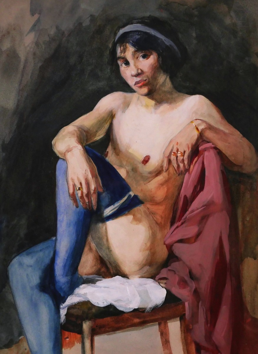 Pierre BODARD, Nu assis à Rome-photo-2