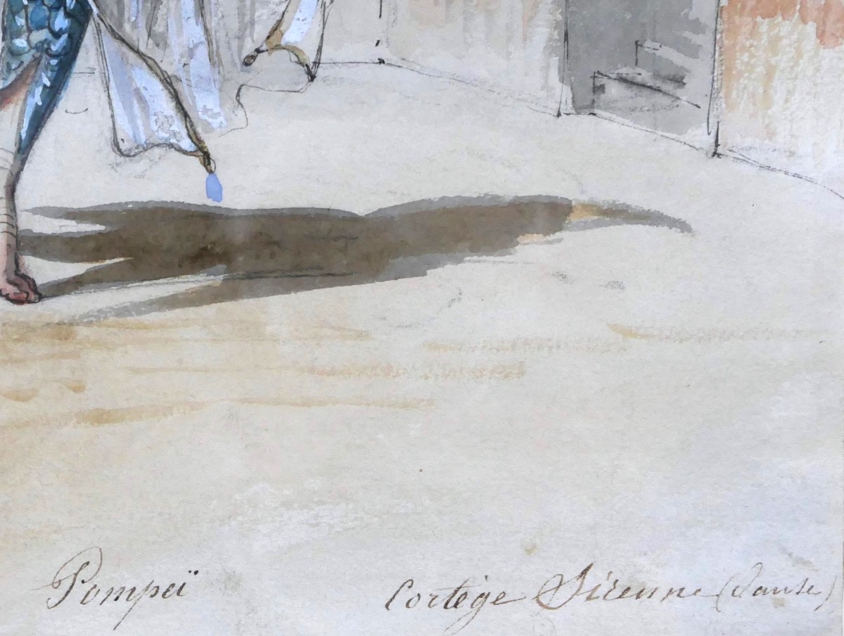 Pierre Eugène LACOSTE, Danseuse à Pompéi (Le Roi Carotte, Jacques Offenbach-photo-4