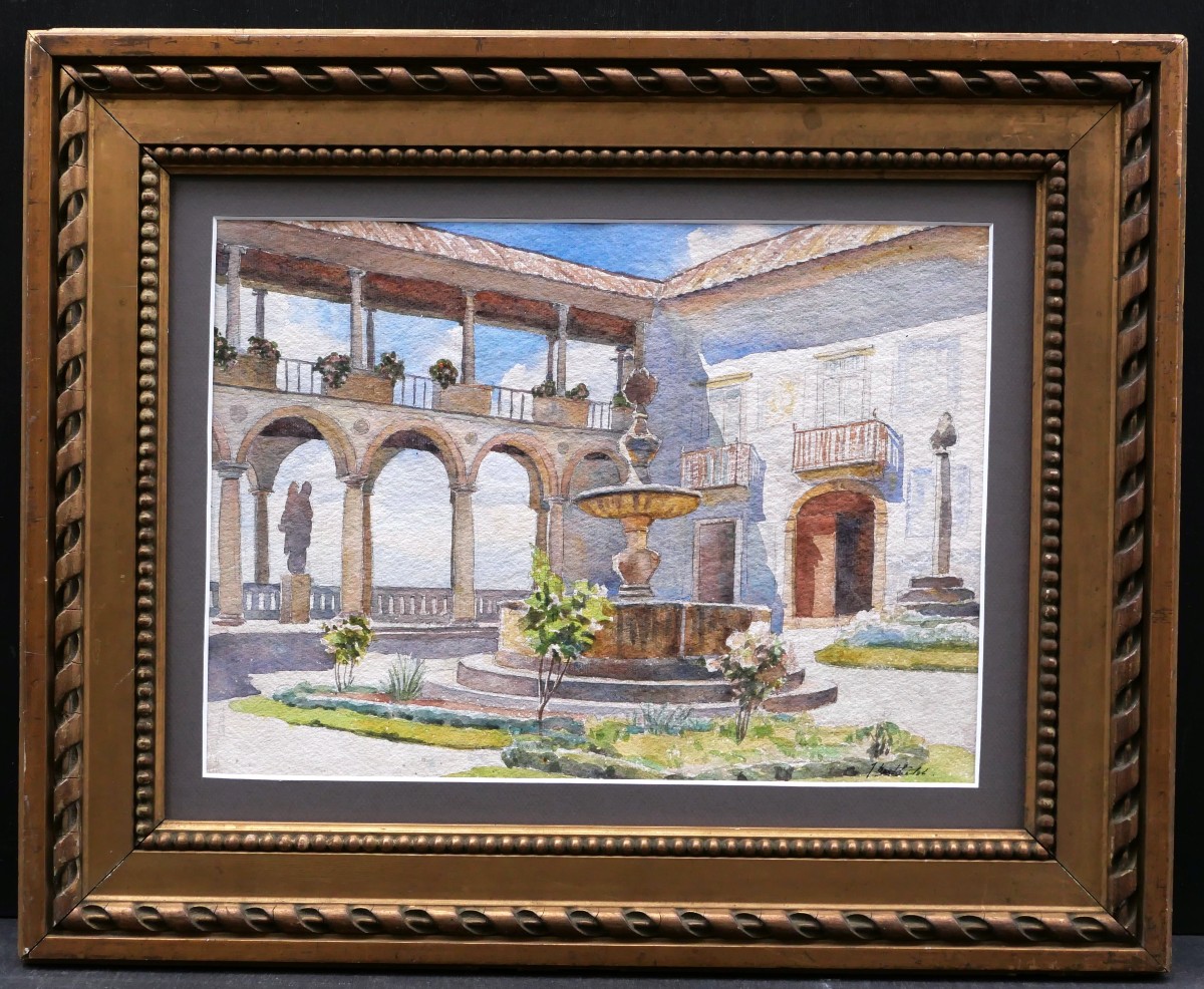 Joseph Berthelot, Baron De Baye, View Of The Machado De Castro Museum In Coimbra, Portugal-photo-4