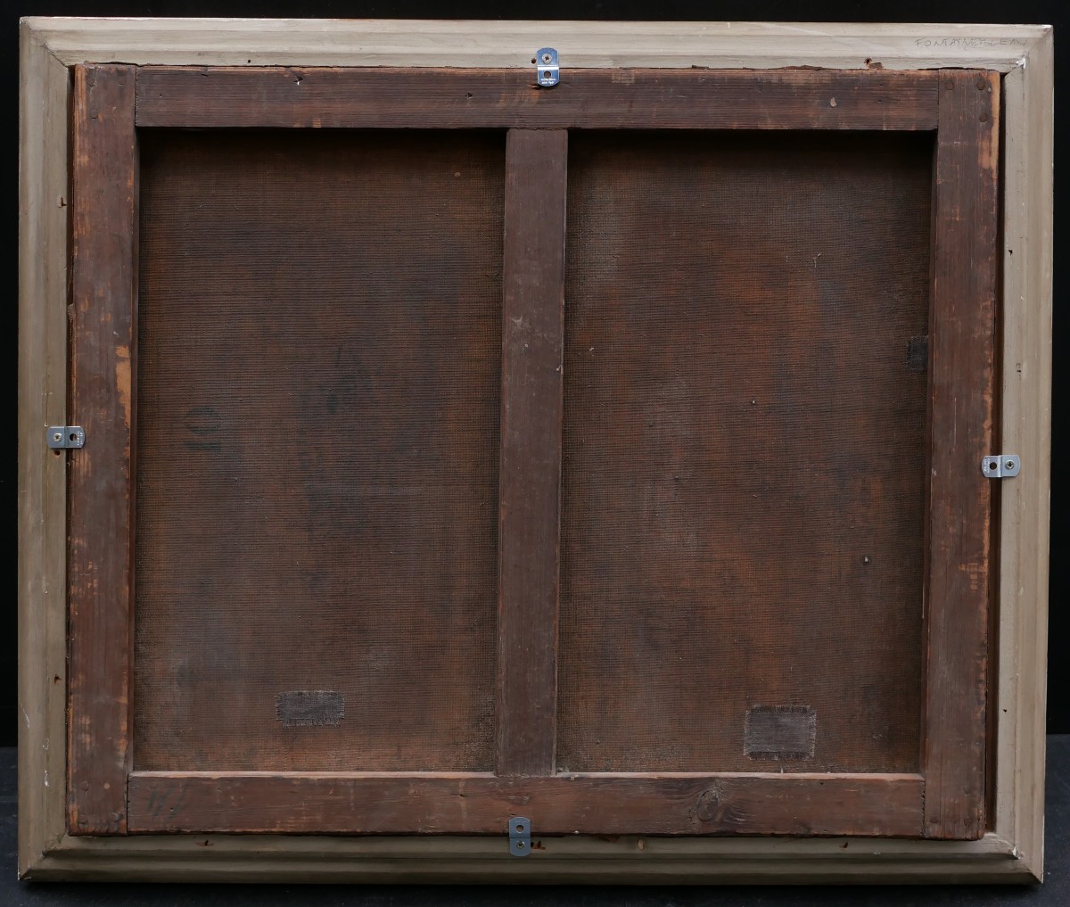 École FRANÇAISE fin XIXème siècle, Paysage aux rochers dans la Forêt de Fontainebleau-photo-4