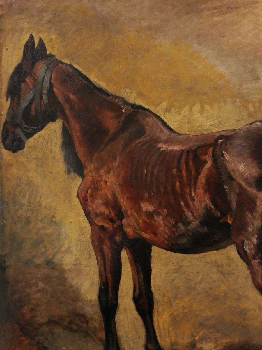 Heinrich Ludwig Christian Dietrich Winter, Brown Horse Three-quarter Back-photo-2