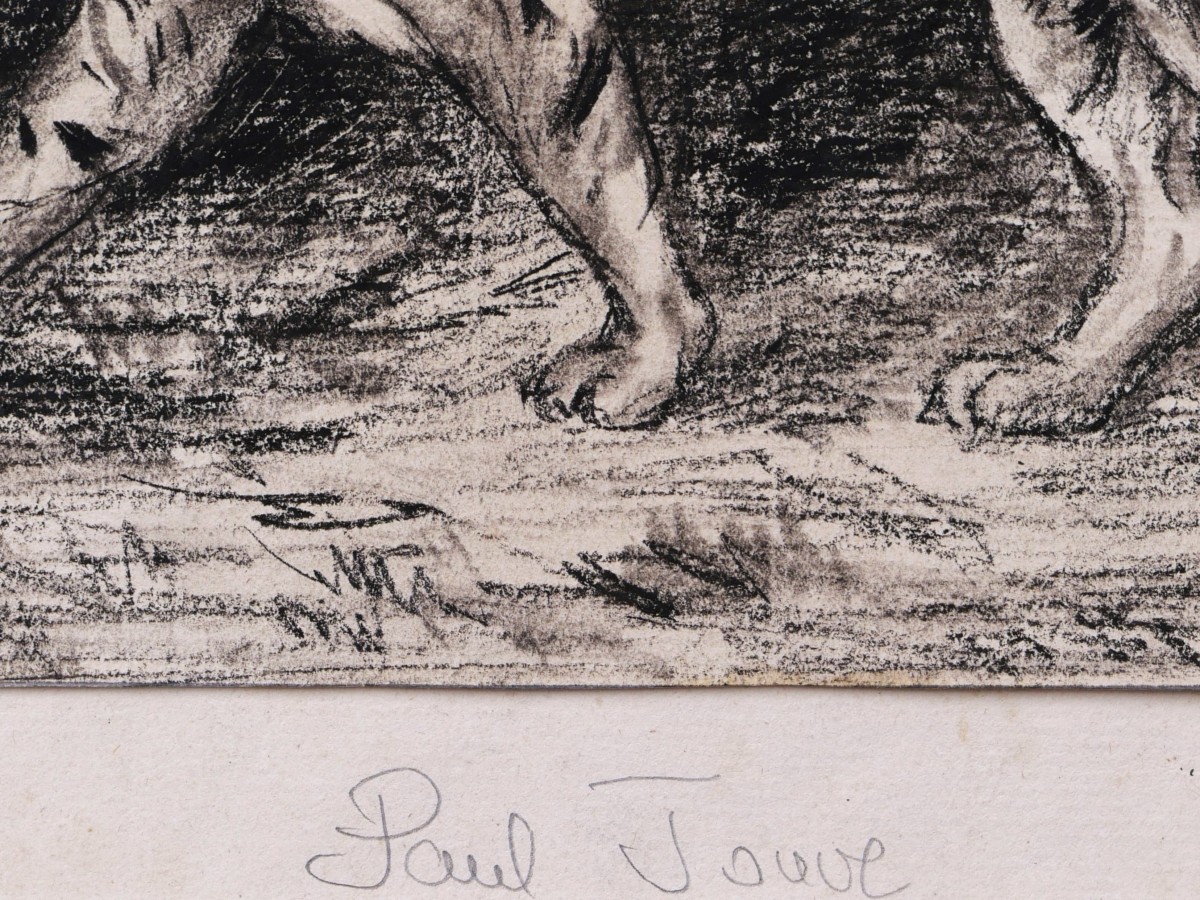 French School, Early 20th Century, Walking Tiger-photo-3