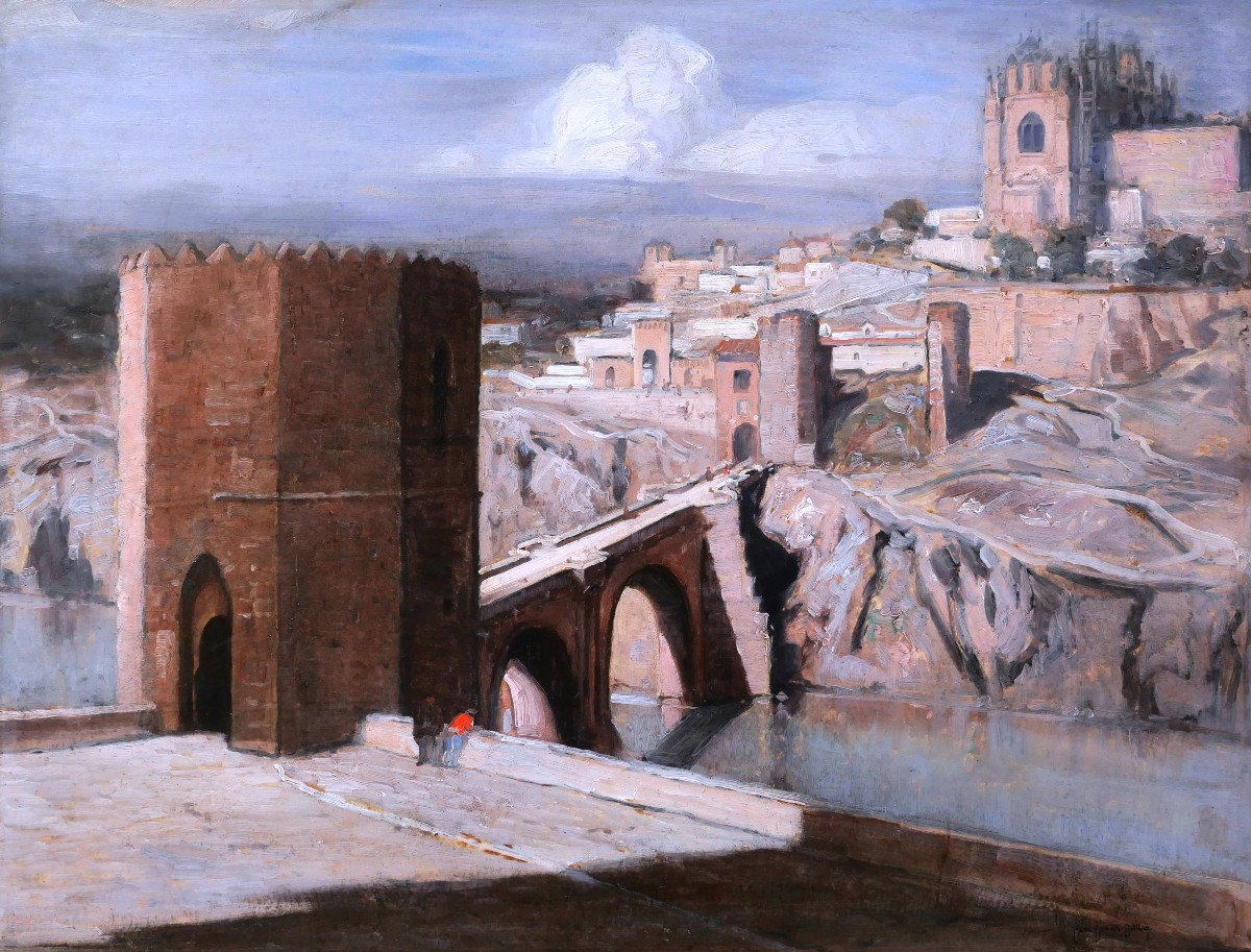 Carl Oscar Borg, View Of Toledo In Spain