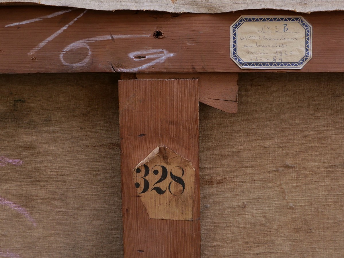 Marius CHAMBON, Madame Chambon au bracelet (GRAND FORMAT)-photo-3