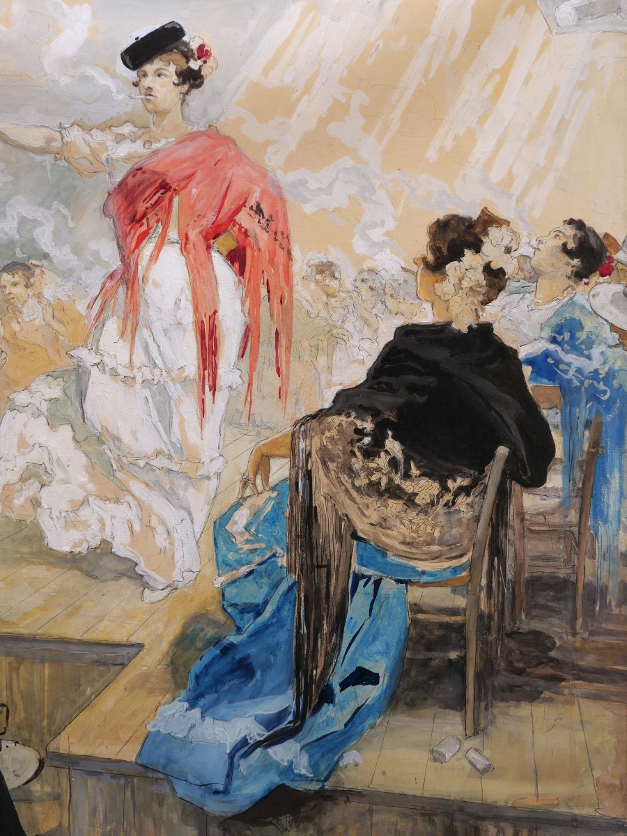 Daniel URRABIETA ORTIZ y VIERGE, dit Daniel VIERGE, Los Cigarillos Paris son los mejores-photo-2