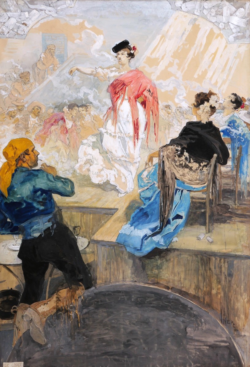 Daniel URRABIETA ORTIZ y VIERGE, dit Daniel VIERGE, Los Cigarillos Paris son los mejores